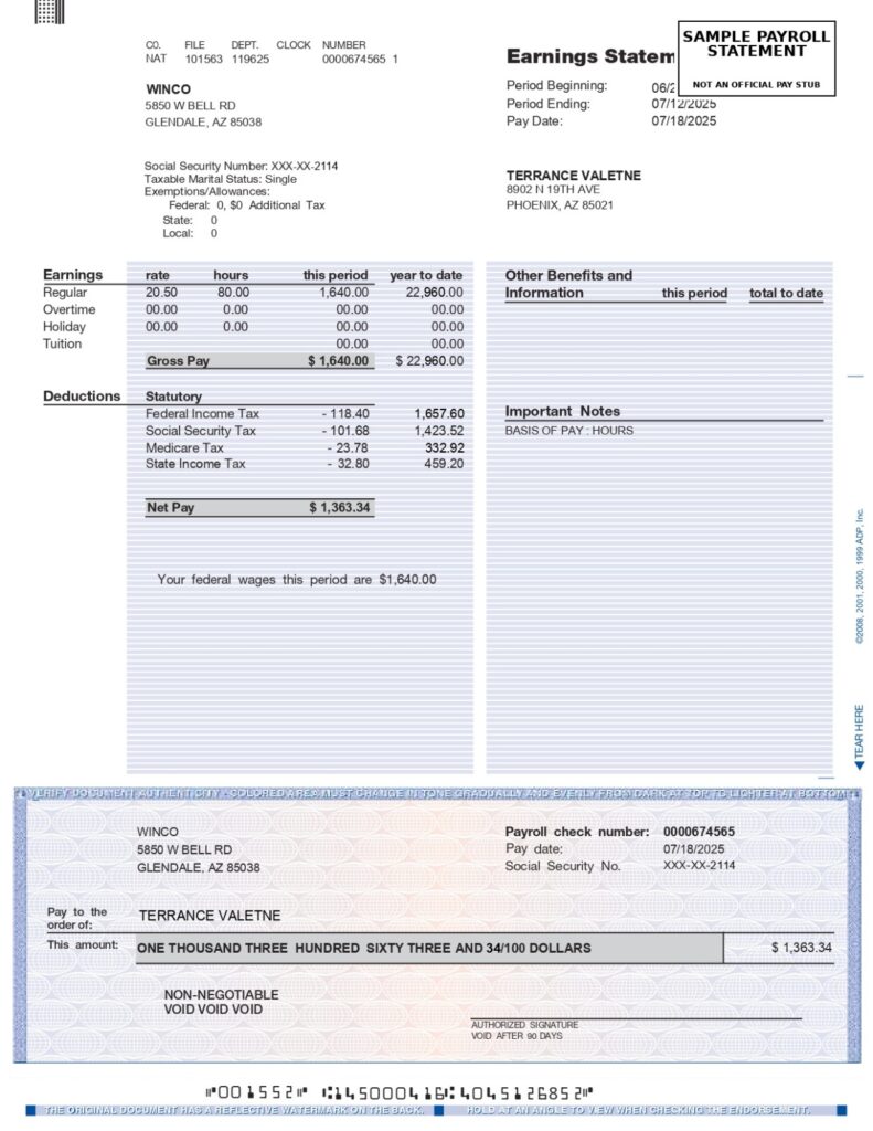 Invoice and Pay Stub Document Resources for Organized Business Financial Records